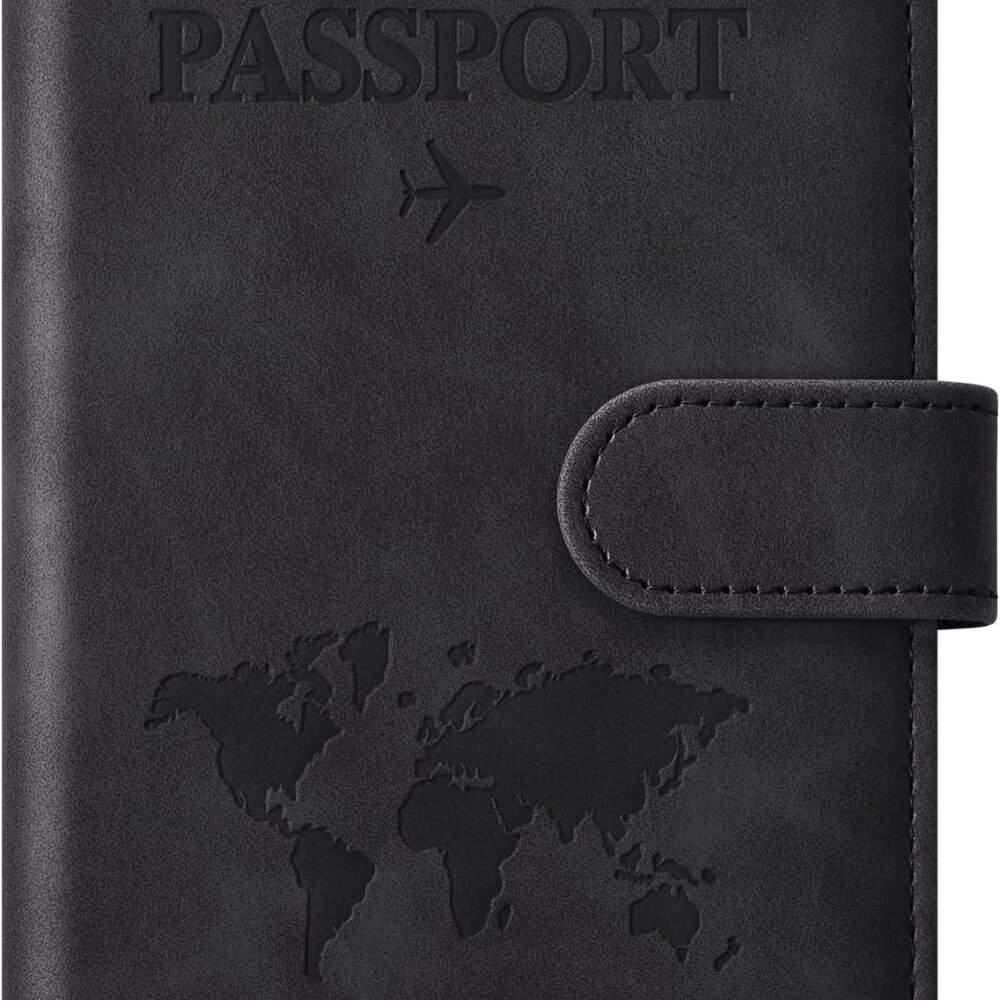 Passport Holder for Travel Essentials, Passport Wallet Cover Case for Travel Mus
